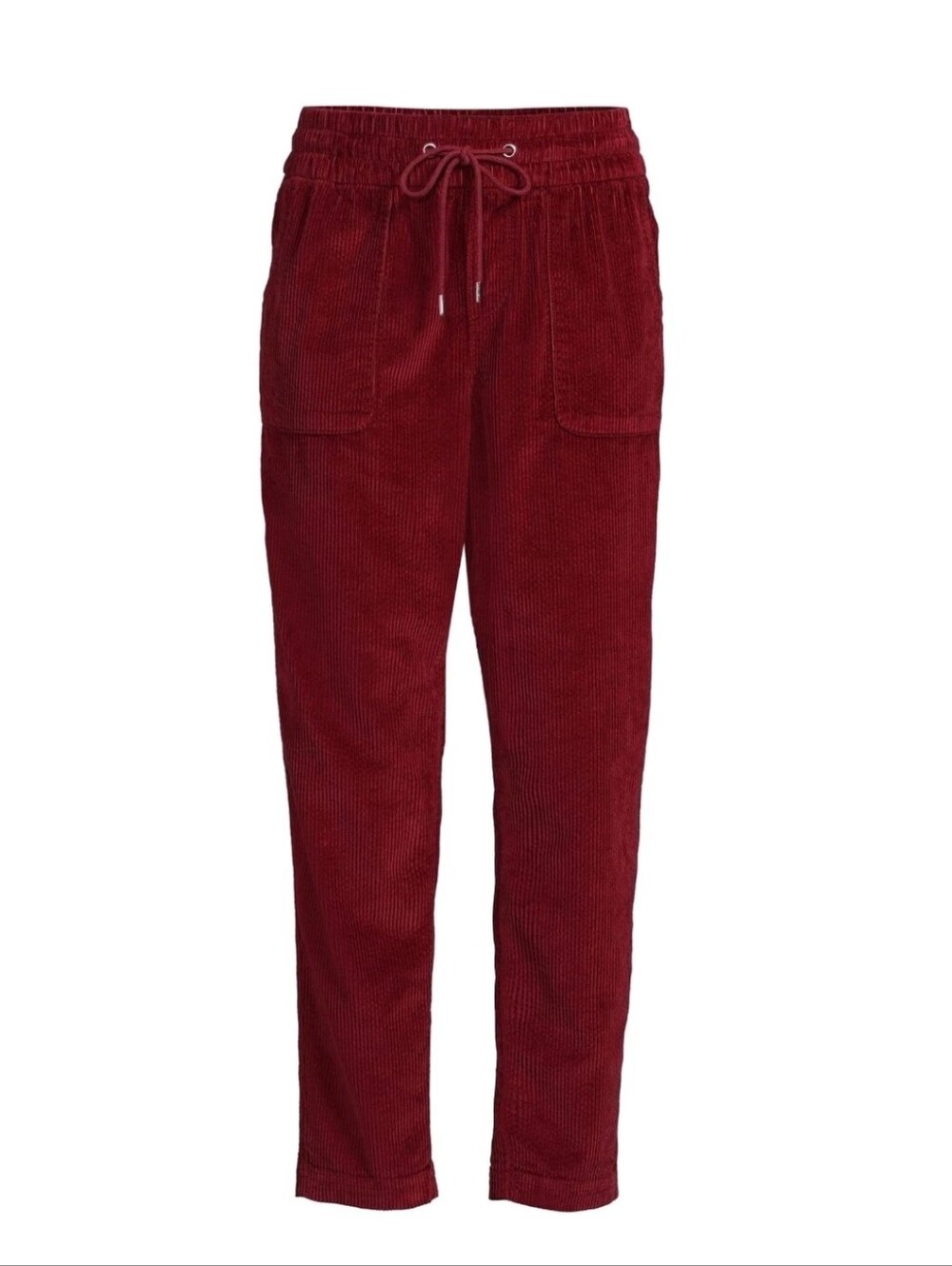 Time and Tru Cropped Corduroy Red Pants Small